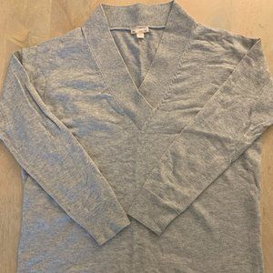 Gap Shawl Collar Sweater, Gray, Size XS
